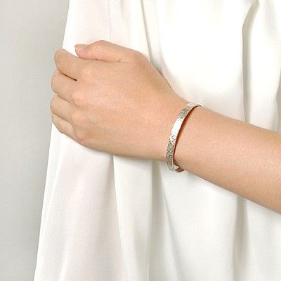 シルバーペアバングル