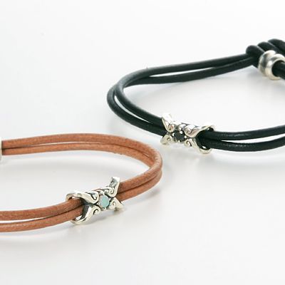 レザーペアブレスレット