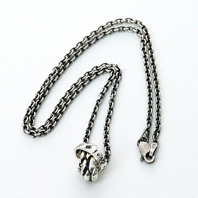 シルバーペアネックレス