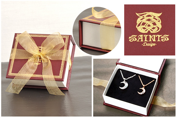 シルバーペアネックレス