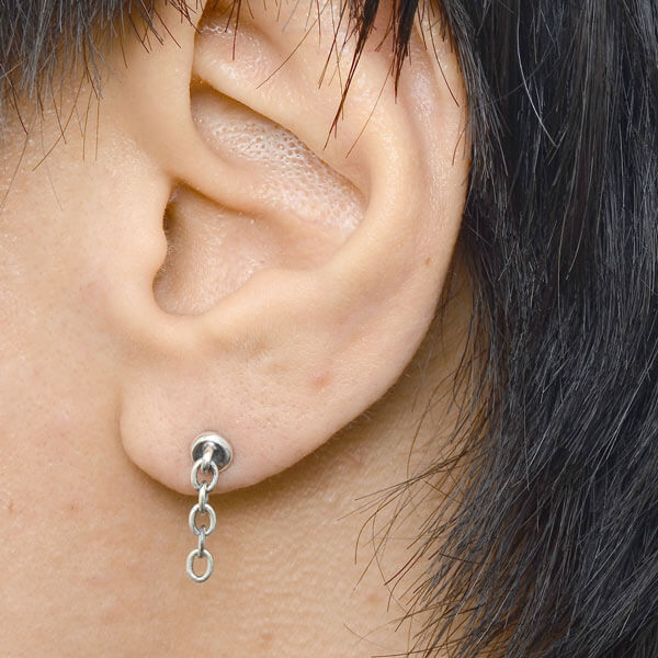 シルバーピアス(片耳用)