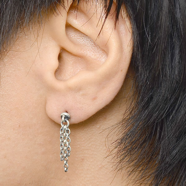 シルバーピアス(片耳用)