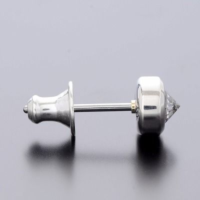 シルバースタッドピアス(片耳用)