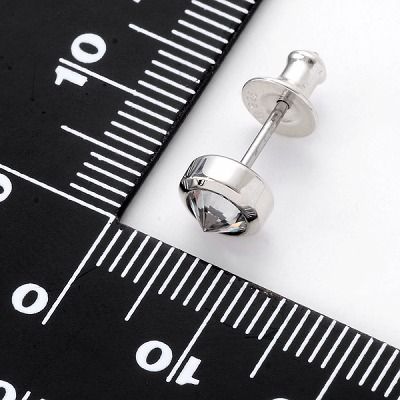 シルバースタッドピアス(片耳用)