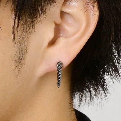 シルバースタッドピアス(片耳用)