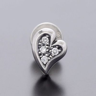 シルバースタッドピアス(片耳用)