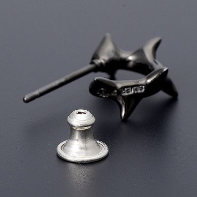 シルバーフープピアス(片耳用)