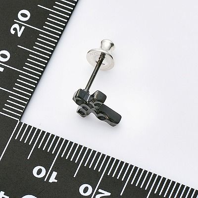 シルバースタッドピアス(片耳用)