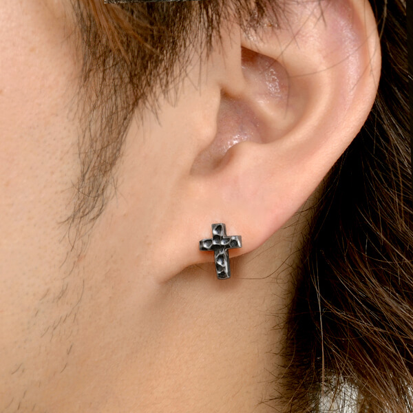 シルバースタッドピアス(片耳用)