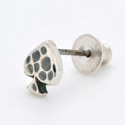シルバースタッドピアス(片耳用)