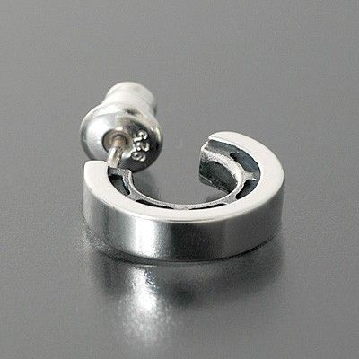 シルバースタッドピアス(片耳用)