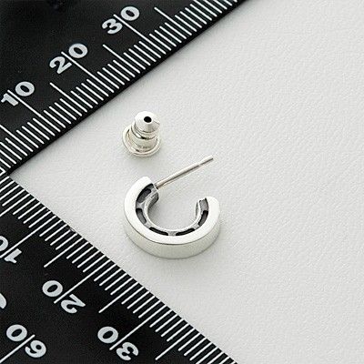 シルバースタッドピアス(片耳用)