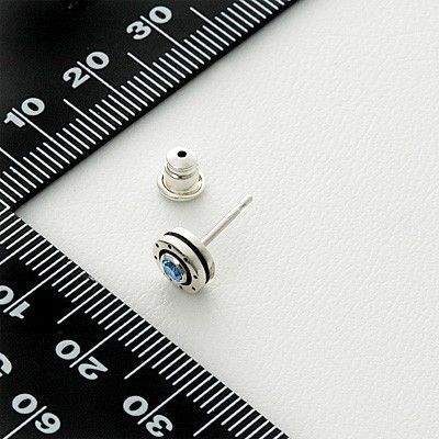 シルバースタッドピアス(片耳用)