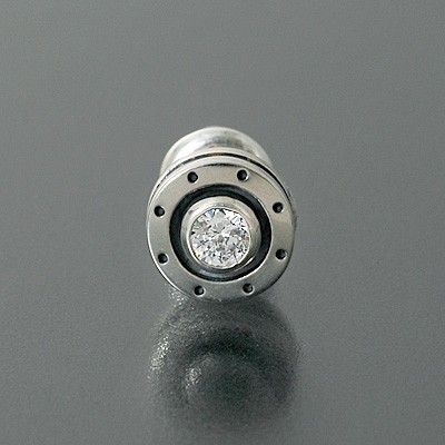 シルバースタッドピアス(片耳用)