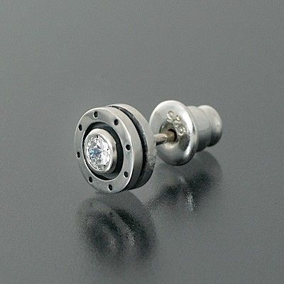 シルバースタッドピアス(片耳用)