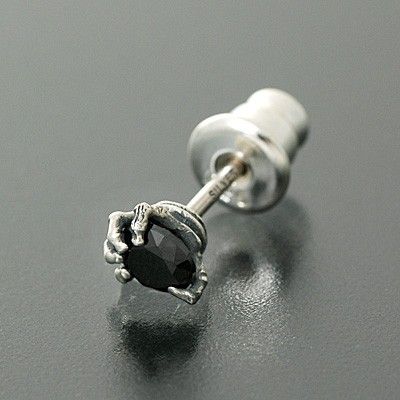 シルバースタッドピアス(片耳用)