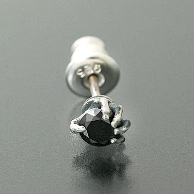 シルバースタッドピアス(片耳用)