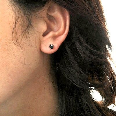 シルバースタッドピアス(片耳用)