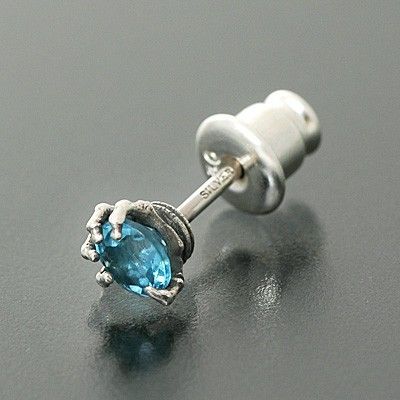 シルバースタッドピアス(片耳用)