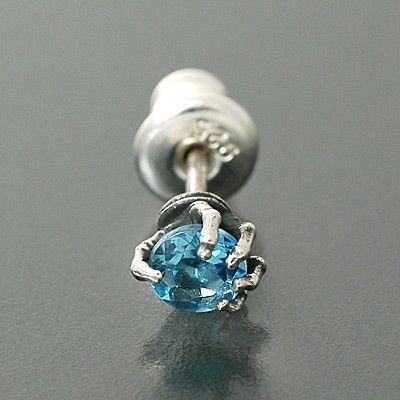シルバースタッドピアス(片耳用)