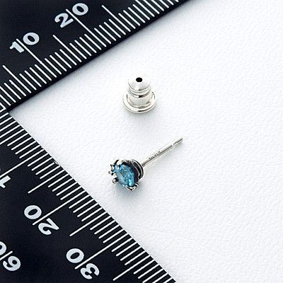 シルバースタッドピアス(片耳用)