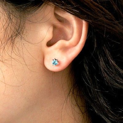 シルバースタッドピアス(片耳用)