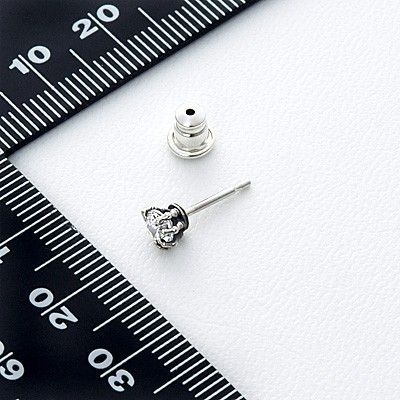シルバースタッドピアス(片耳用)