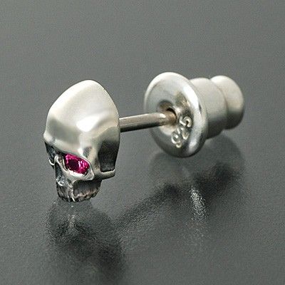 シルバースタッドピアス(片耳用)