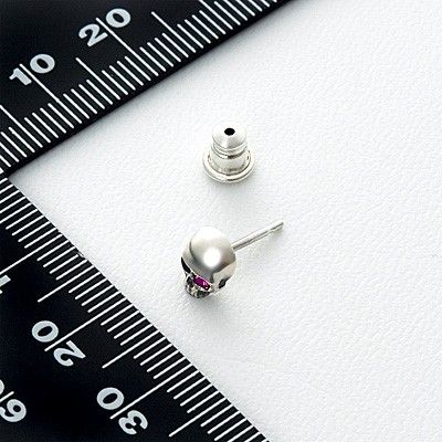 シルバースタッドピアス(片耳用)