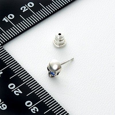 シルバースタッドピアス(片耳用)