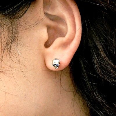 シルバースタッドピアス(片耳用)