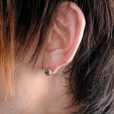 シルバースタッドピアス(片耳用)