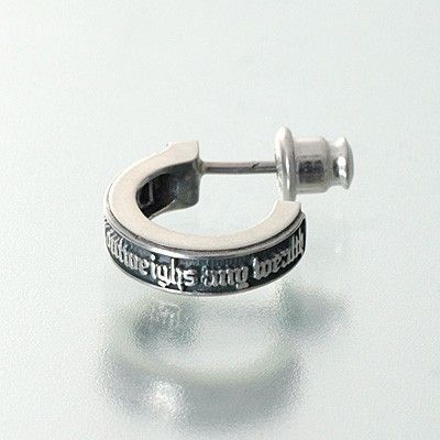 シルバーフープピアス(片耳用)