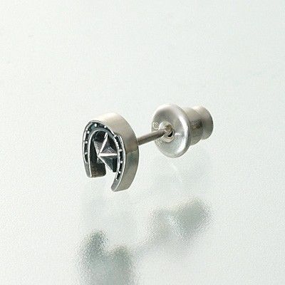 シルバースタッドピアス(片耳用)