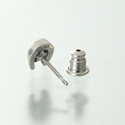 シルバースタッドピアス(片耳用)
