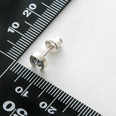 シルバースタッドピアス(片耳用)