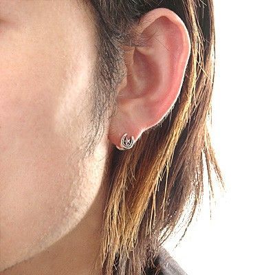 シルバースタッドピアス(片耳用)