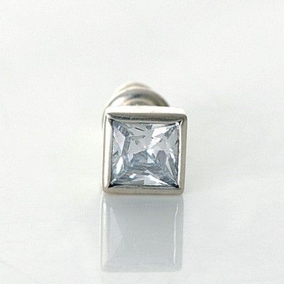 シルバースタッドピアス(片耳用)