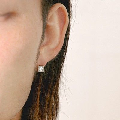 シルバースタッドピアス(片耳用)