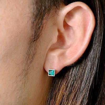 シルバースタッドピアス(片耳用)