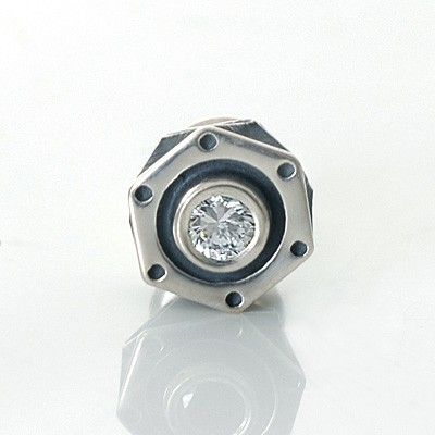 シルバースタッドピアス(片耳用)