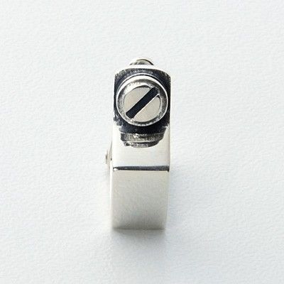 シルバーフープピアス(片耳用)