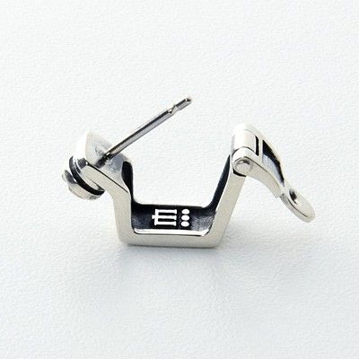 シルバーフープピアス(片耳用)