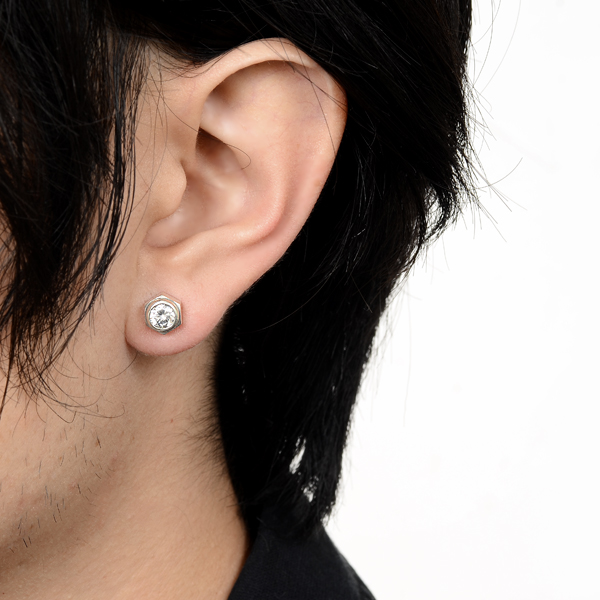 シルバーピアス(片耳用)