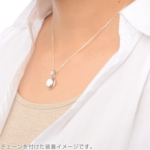 シルバーペアペンダントトップ