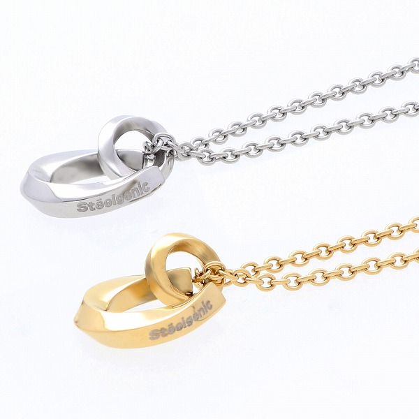 ステンレスペアネックレス