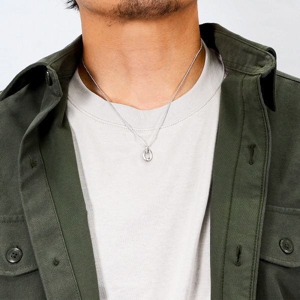 ステンレスペアネックレス