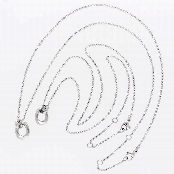 ステンレスペアネックレス