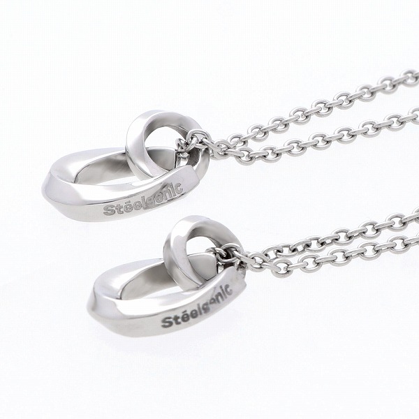 ステンレスペアネックレス