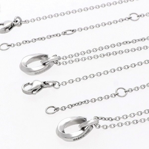 ステンレスペアネックレス